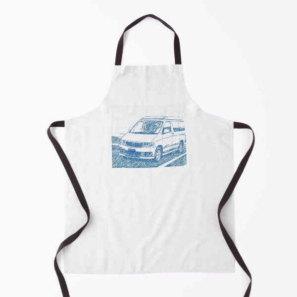 Item preview, Mazda Bongo Friendee Camper van Graph Paper sketch design designed and sold by INKIEFINGERS.