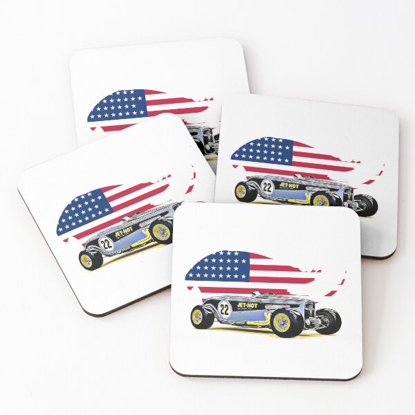 Item preview, Vintage Hotrod USA Print designed and sold by Auto-Prints.
