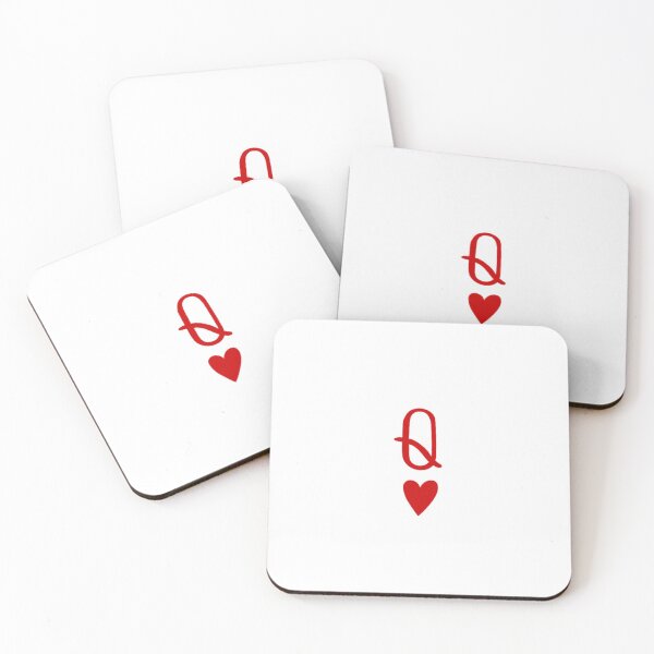 Item preview, Queen of Hearts cards illustration designed and sold by tinyhumandesign.