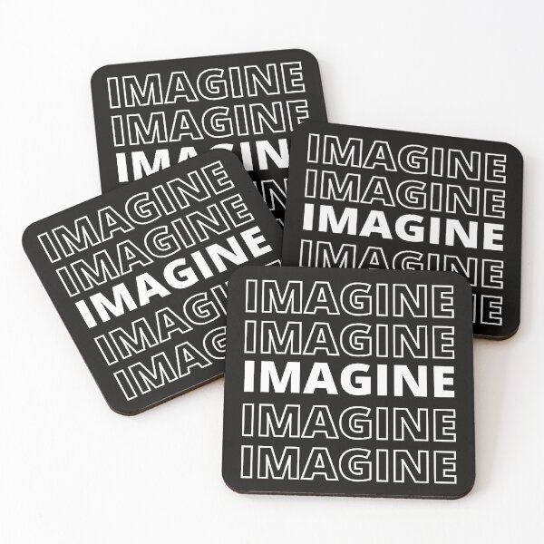 Aperçu de l'œuvre IMAGINE - Typographie inspirante créée et vendue par happyshopg.