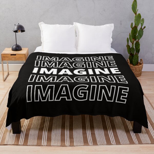 Aperçu de l'œuvre IMAGINE - Typographie inspirante créée et vendue par happyshopg.