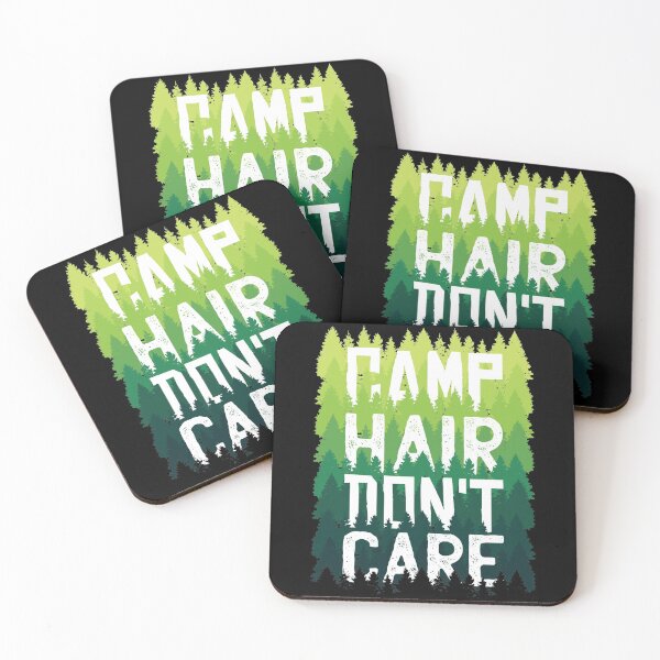 Item preview, Camp Hair Dont Care Green Forest designed and sold by Piztees.