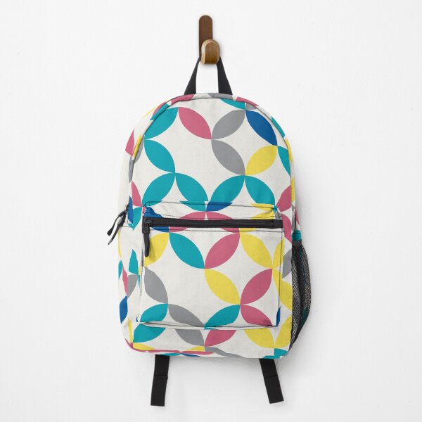 Item preview, Geometric floral mosaic in random yellow and gray color palette on a white background designed and sold by acidmit.