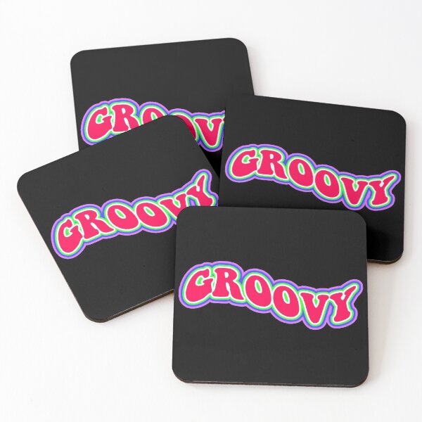 Item preview, 90s groovy text designed and sold by stickersbyro ☆.