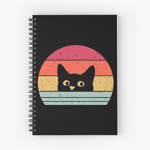 Item preview, Cute Cat Peeker Retro Vintage designed and sold by MakeItTrend.
