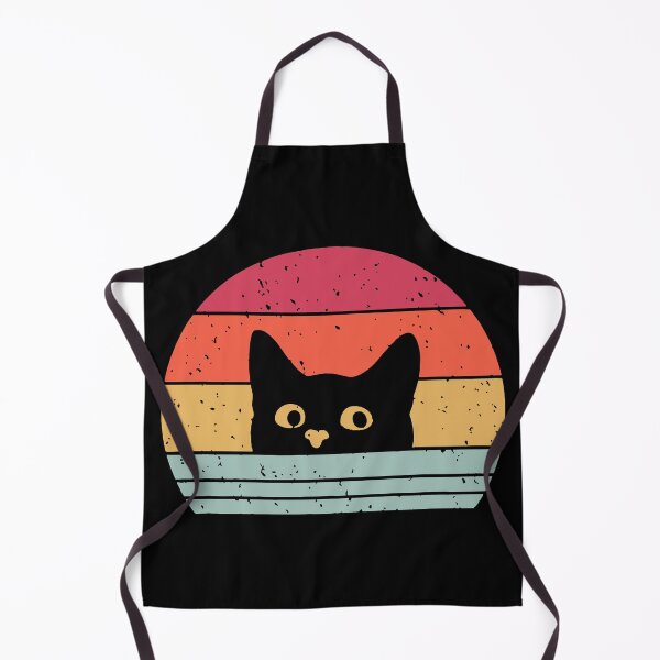 Item preview, Cute Cat Peeker Retro Vintage designed and sold by MakeItTrend.