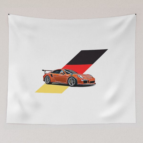 Aperçu de l'œuvre 911 GT3 impression allemande créée et vendue par Auto-Prints.