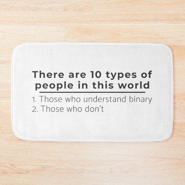 Item preview, Binary Joke designed and sold by GraphitePen.