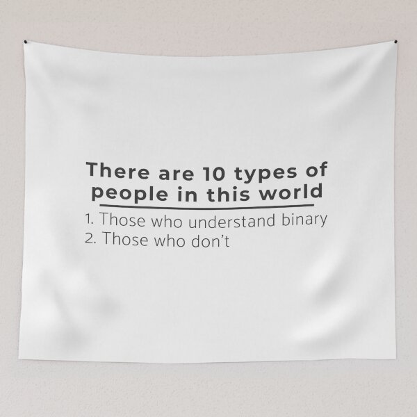 Item preview, Binary Joke designed and sold by GraphitePen.