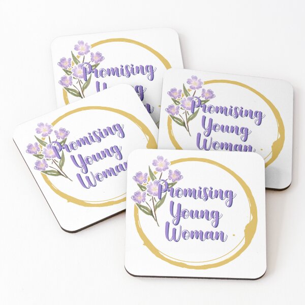 Item preview, Promising young woman flower quote sticker pack 6 designed and sold by DoodlesFlowers.