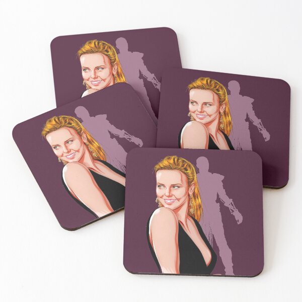 Item preview, Charlize Theron - An illustration by Paul Cemmick designed and sold by TIGERDAVER.