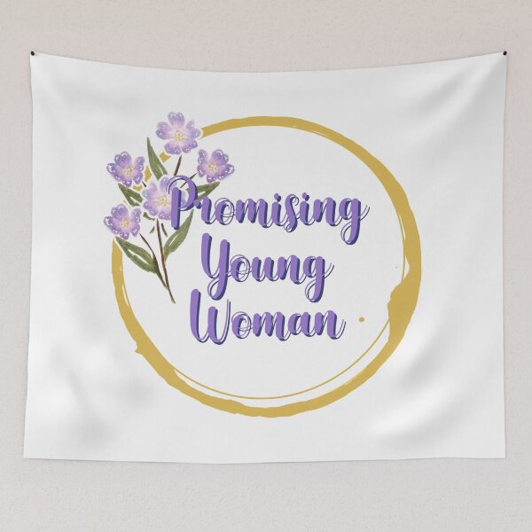 Item preview, Promising young woman flower quote sticker pack 6 designed and sold by DoodlesFlowers.