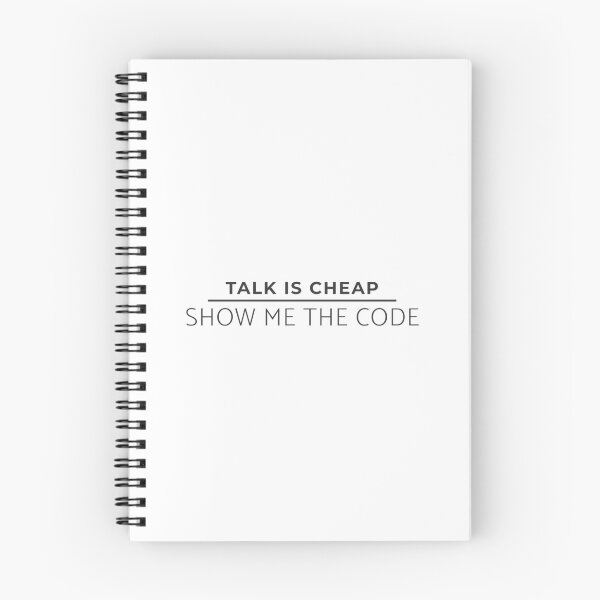 Item preview, Talk is cheap, show me the code designed and sold by GraphitePen.