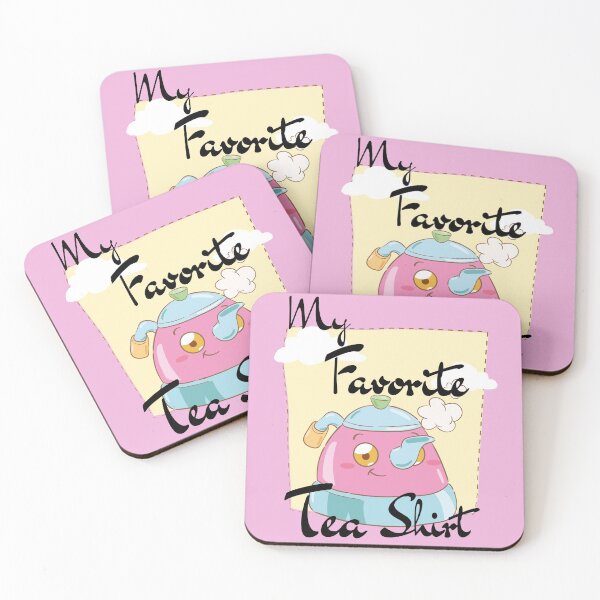 Item preview, My Favorite Tea Shirt Design designed and sold by Paula Helit.