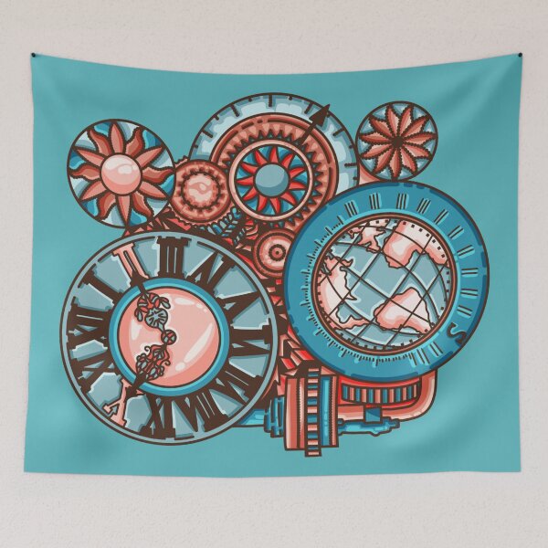 Item preview, time travel adventure illustration  designed and sold by crizzysketch.