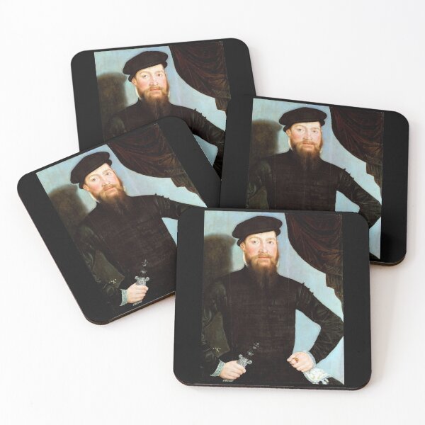 Item preview, Male Portrait - Cranach the Younger - c1564 designed and sold by CrankyOldDude.