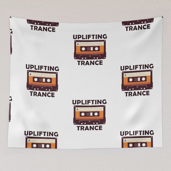 Item preview, Uplifting Trance Retro Cassette  designed and sold by TheBlackRoze.