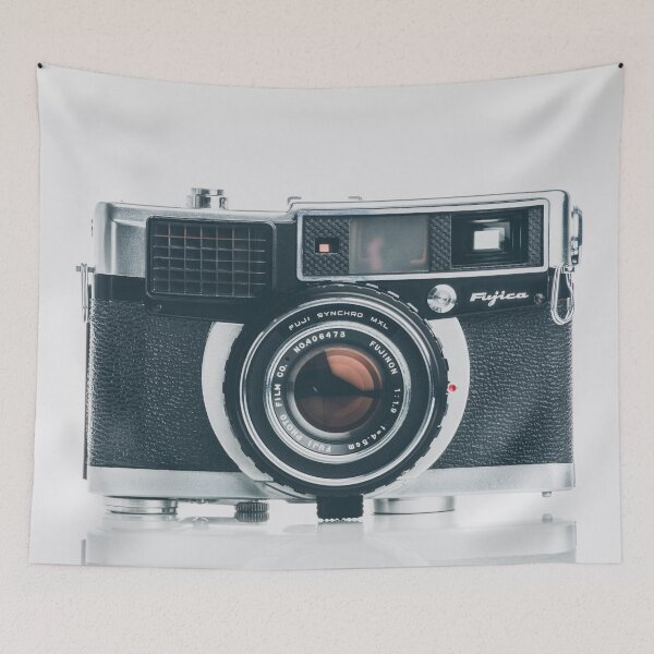 Item preview, Camera Wall Art Print | 1961 Fujica 35EE Rangefinder (Fuji) | Home Office Studio Wall Decor Poster designed and sold by ComposeExpose.