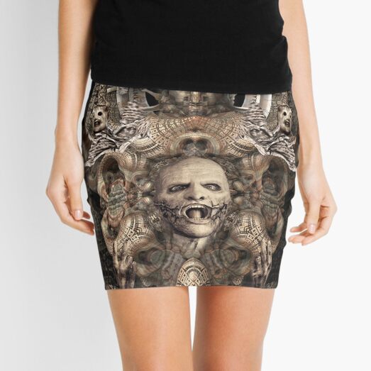 WE ARE NOT YOUR KIND - Slipknot - Fanart - Corey Taylor Mini Skirt
