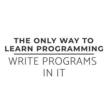 Artwork thumbnail, Write programs to learn programming by GraphitePen