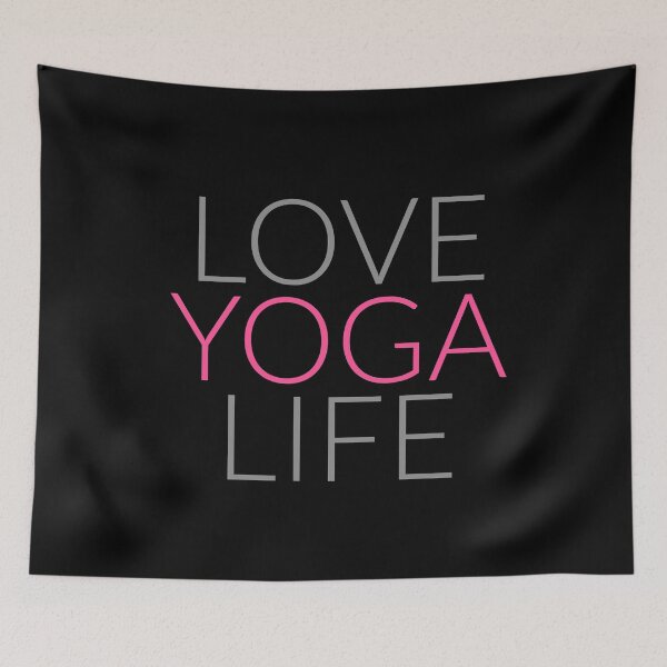 Artikelvorschau, Liebe Yoga Leben Yoga Fitness Liebhaber entworfen und verkauft von Singhe Design.