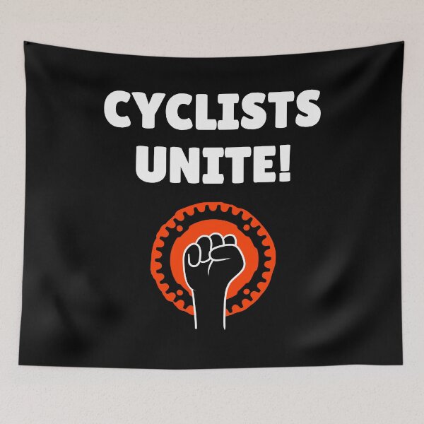 Item preview, Cyclists Unite!  designed and sold by PedalAndChain.