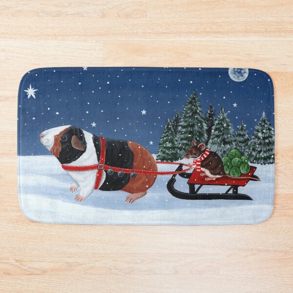 Item preview, Guinea Pig Pulling Sleigh designed and sold by WolfySilver.