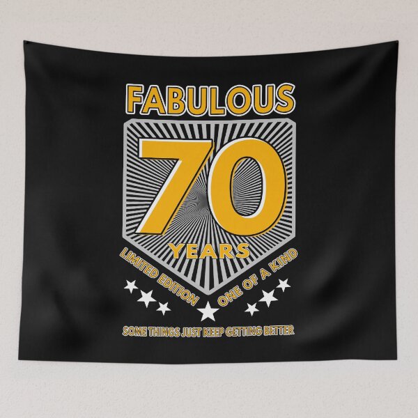 Item preview, 70 And Fabulous Birthday designed and sold by MoonsmileProd.