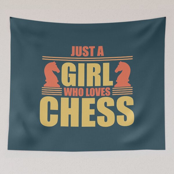 Item preview, Just a Girl Who Loves Chess designed and sold by Adel Qasem.