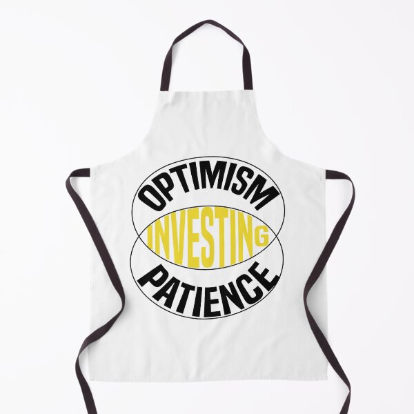 Item preview, Investing is the intersection of optimism and patience designed and sold by piscado.