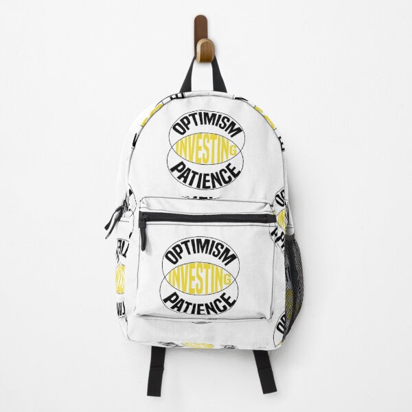 Item preview,  Investing is the intersection of optimism and patience  designed and sold by piscado.