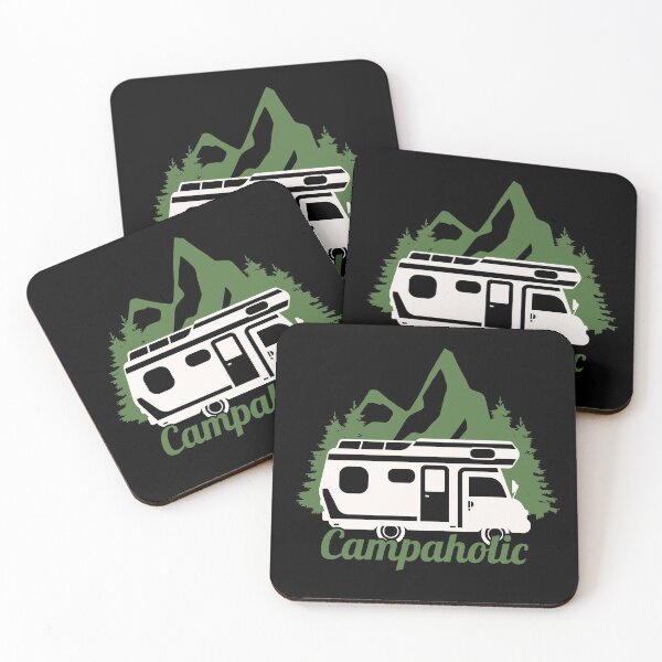 Item preview, Campaholic Camping Van designed and sold by Piztees.