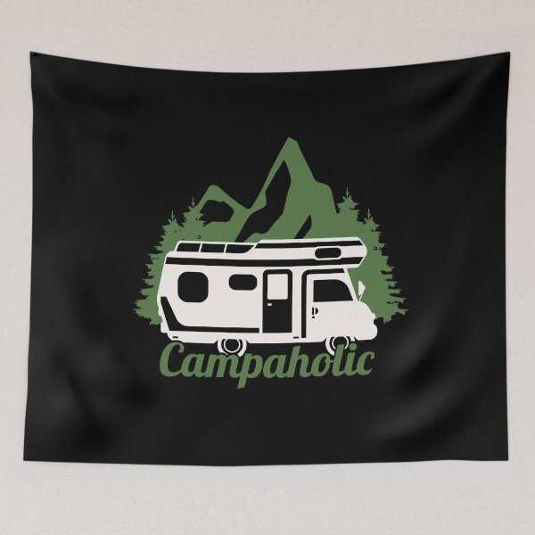 Item preview, Campaholic Camping Van designed and sold by Piztees.