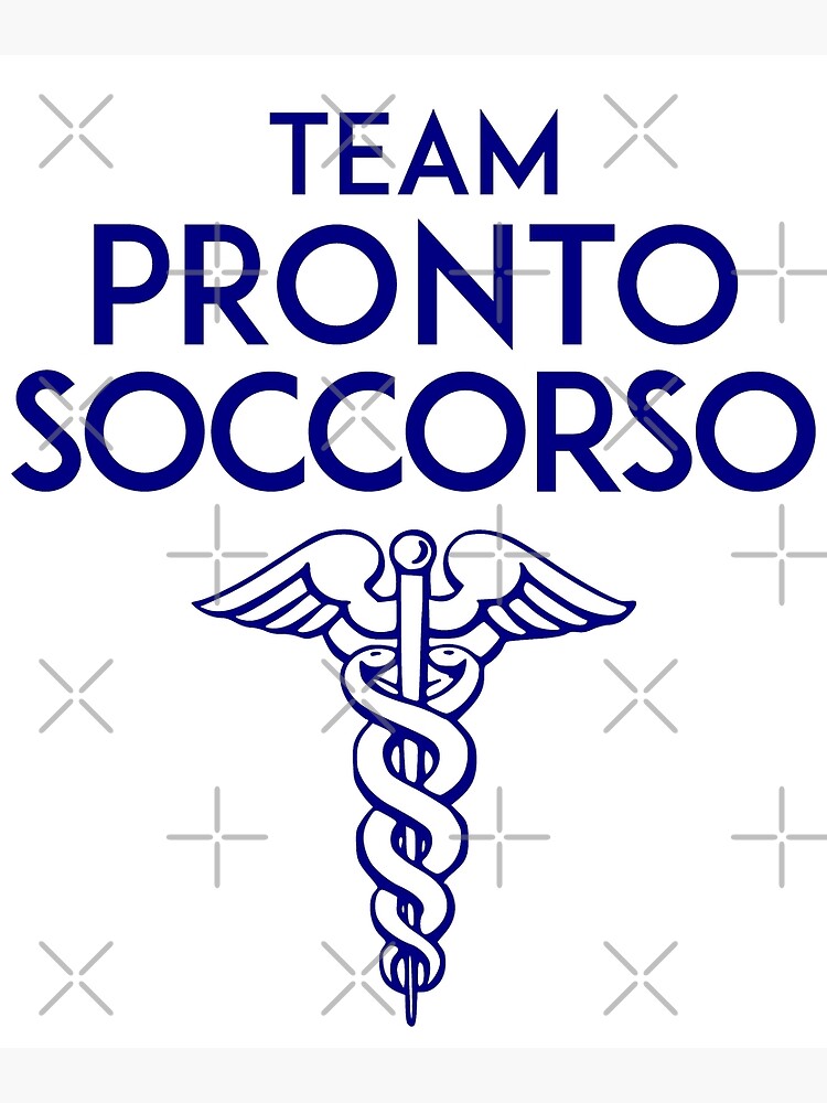 Team Pronto Soccorso, reparto ospedaliero, personale sanitario B | Poster