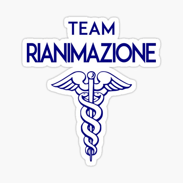 Team Rianimazione Reparto Ospedaliero Personale Sanitario B Sticker For Sale By Superpixus