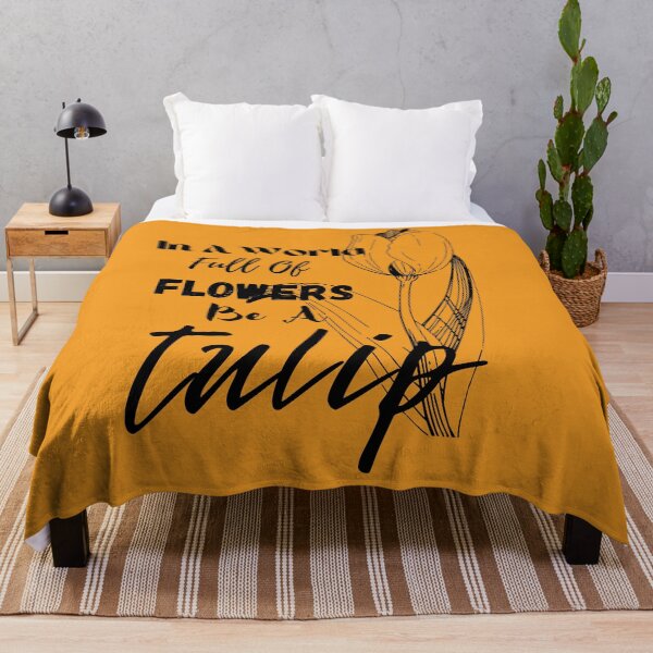 Item preview, In a World Full of Flowers Be a Tulip |Inspirational Quotes on Change designed and sold by wodra.