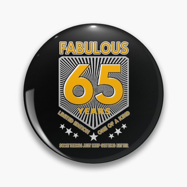 Item preview, 65 And Fabulous Birthday designed and sold by MoonsmileProd.