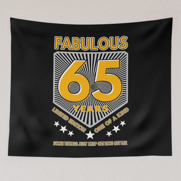 Item preview, 65 And Fabulous Birthday designed and sold by MoonsmileProd.
