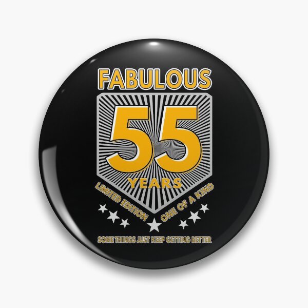 Item preview, 55 And Fabulous Birthday designed and sold by MoonsmileProd.