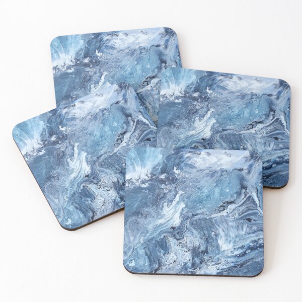Item preview, Acrylic pour painting - Ocean designed and sold by k9printart.