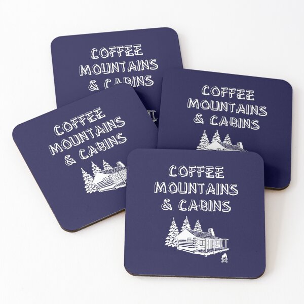 Item preview, Coffee Mountains And Cabins Camping designed and sold by jaygo.