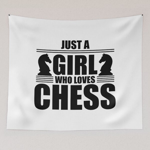 Item preview, Just a Girl Who Loves Chess designed and sold by Adel Qasem.