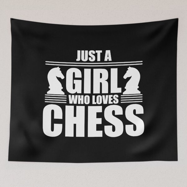 Item preview, Just a Girl Who Loves Chess designed and sold by Adel Qasem.