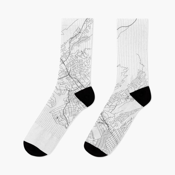 Item preview, Honolulu White Map designed and sold by multiplicitymap.
