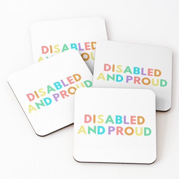 Item preview, Disabled and proud designed and sold by DisabiliTees.