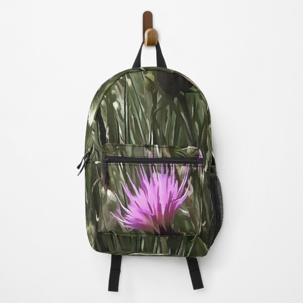 Item preview, Purple Thistle Wildflower Realistic Art designed and sold by taiche.