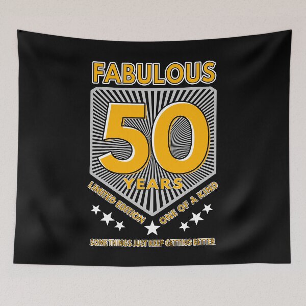 Item preview, 50 And Fabulous Birthday designed and sold by MoonsmileProd.