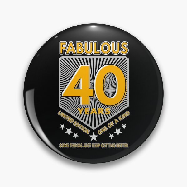 Item preview, 40 And Fabulous Birthday designed and sold by MoonsmileProd.