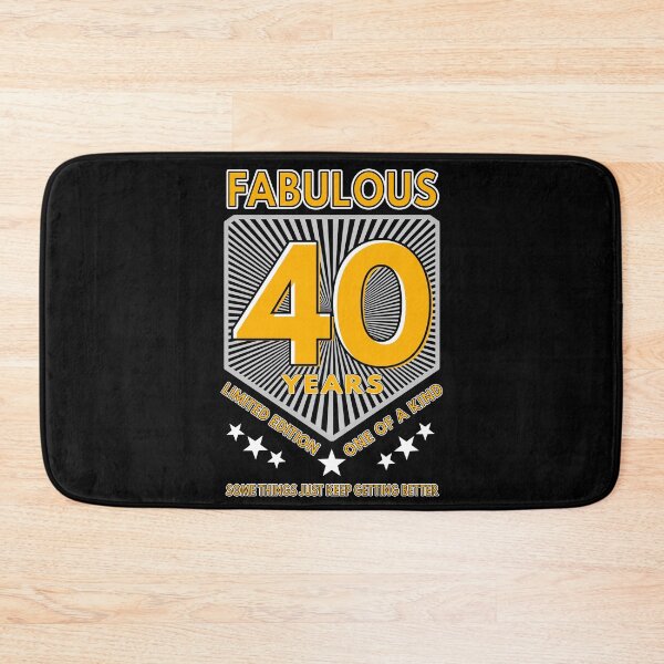 Item preview, 40 And Fabulous Birthday designed and sold by MoonsmileProd.