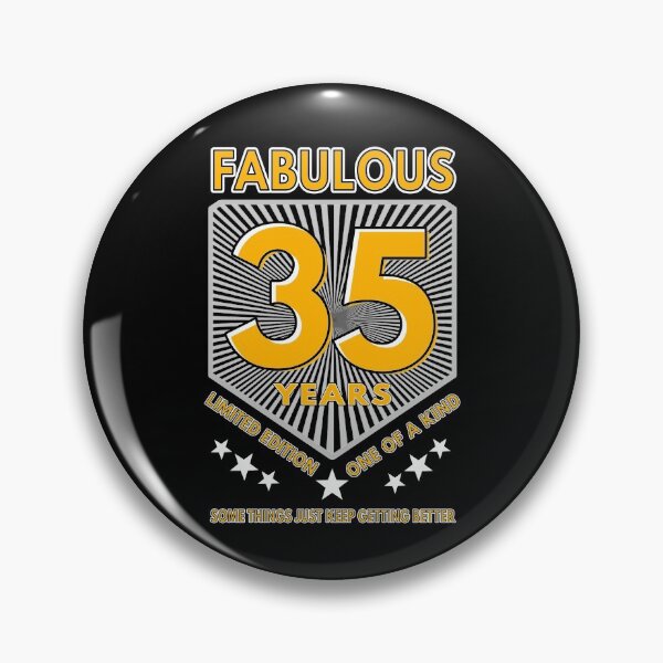 Item preview, 35 And Fabulous Birthday designed and sold by MoonsmileProd.